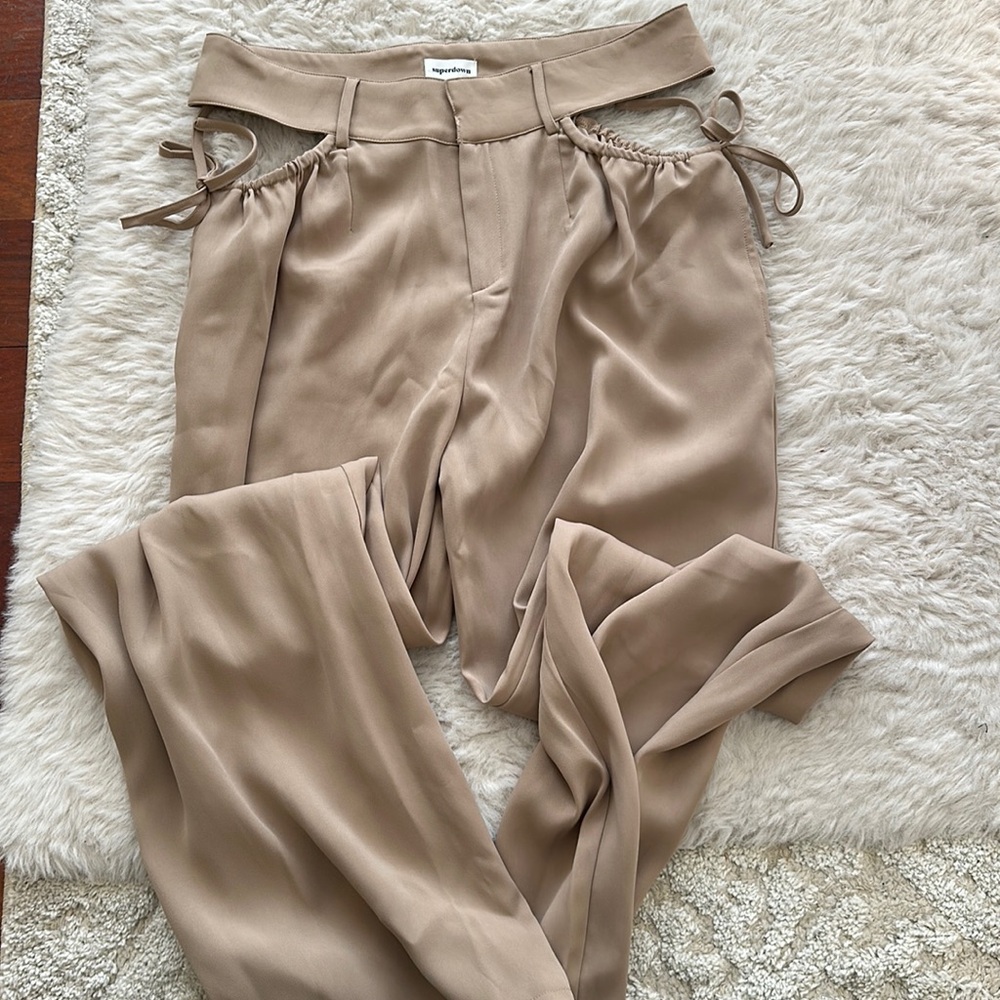 SuperDown Cutout Waist Pants